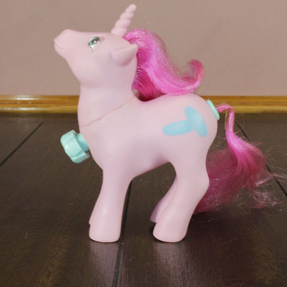 1984 My Little Pony Dance and Prance TWIRLER G1 Pink Unicorn Pink Hair Hasbro